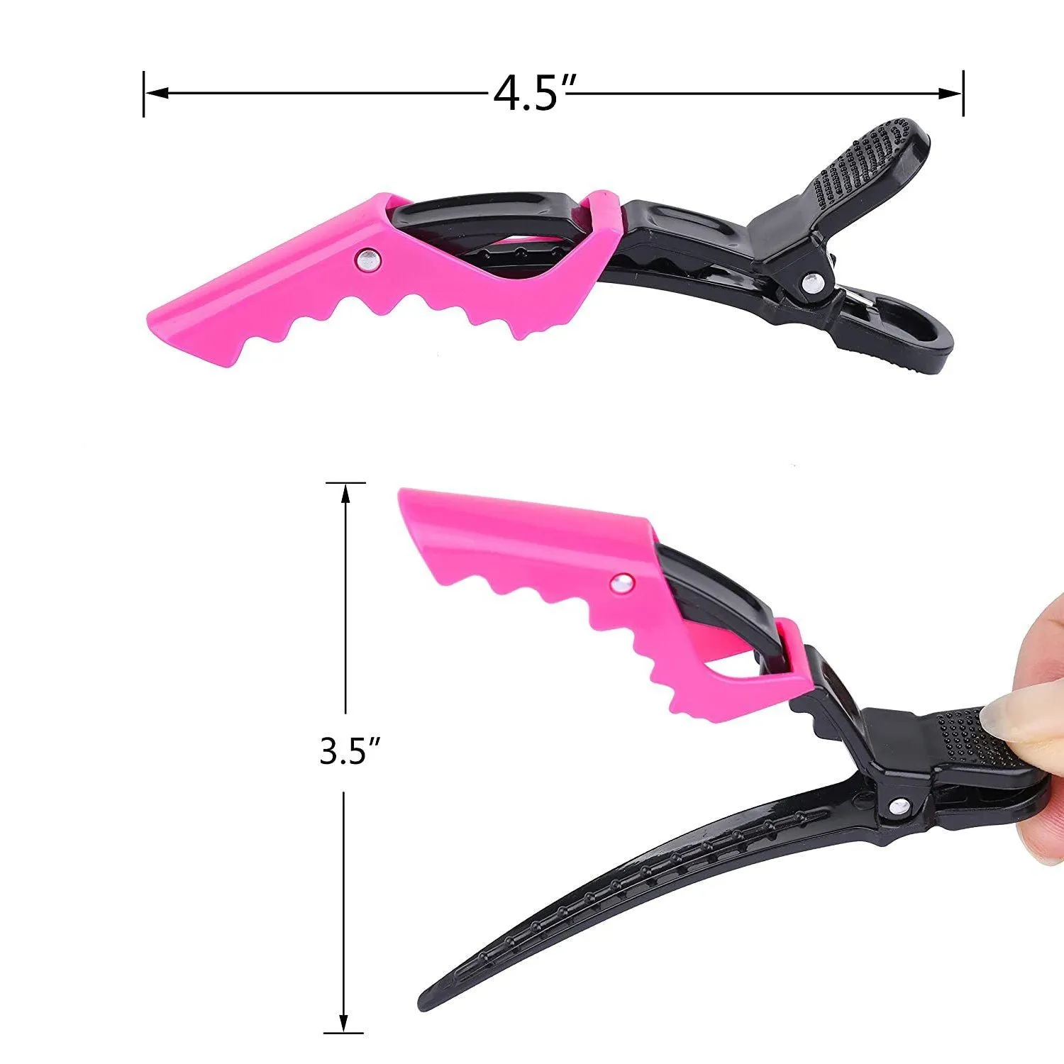 10-Pack: Alligator Styling Sectioning Clips