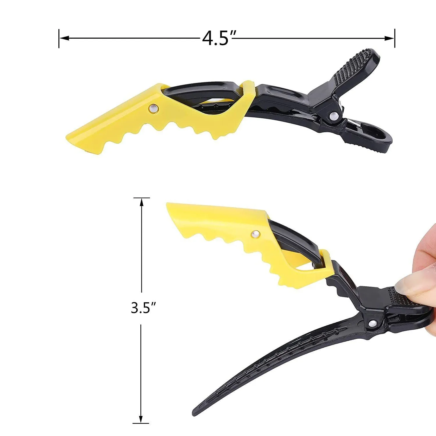 10-Pack: Alligator Styling Sectioning Clips