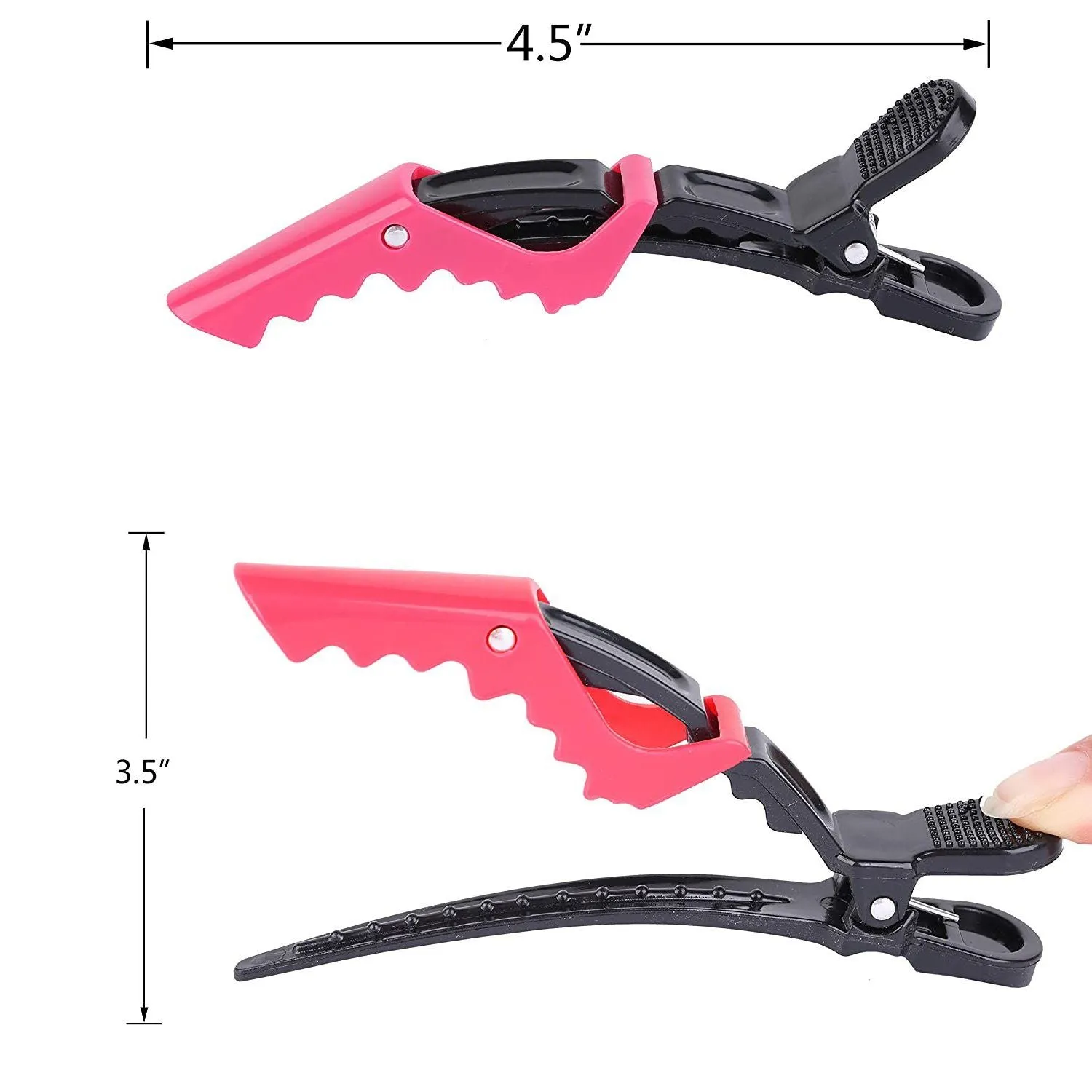 10-Pack: Alligator Styling Sectioning Clips