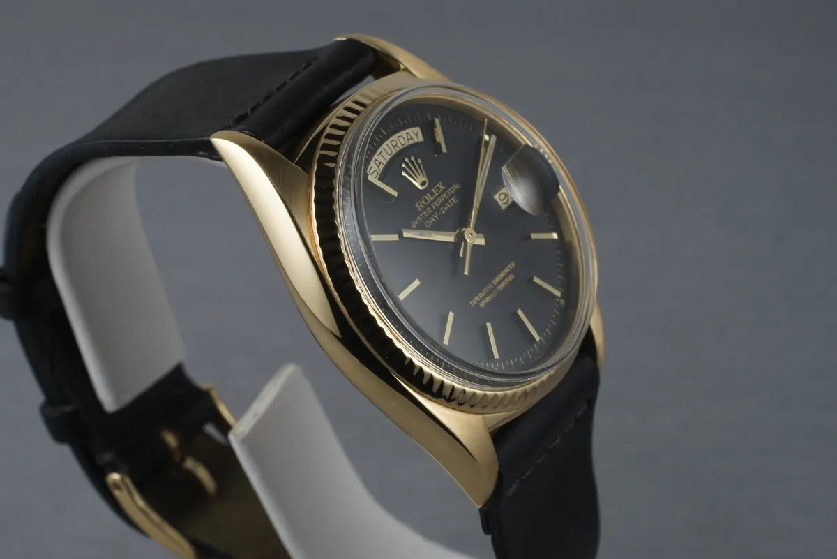 1969 Rolex YG Day-Date 1803 with Black Dial