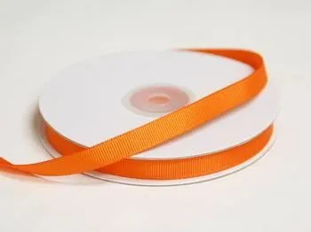 25 Yards 3/8" DIY Orange Grosgrain Ribbon For Craft Dress Wedding
