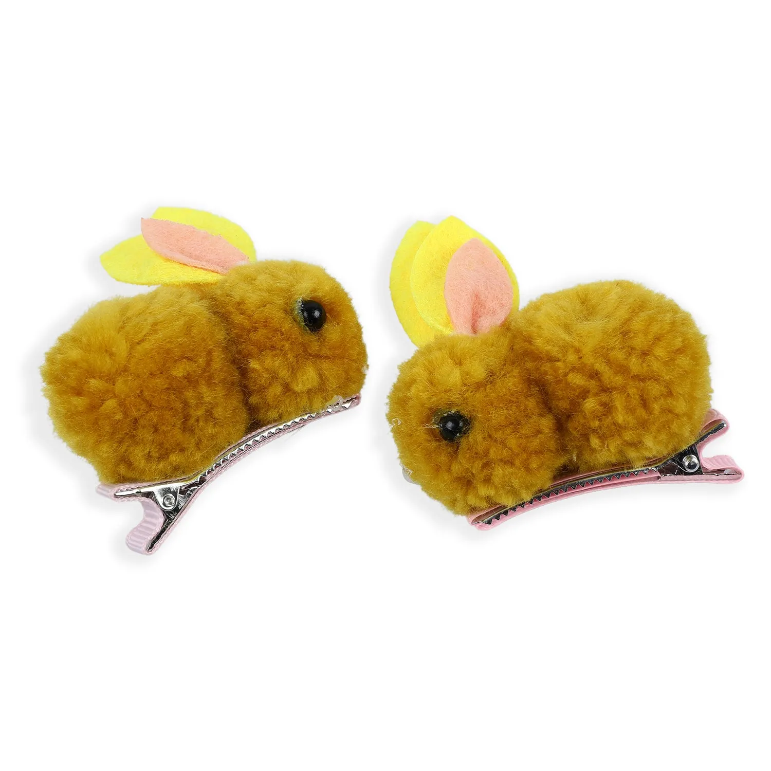 Artemis Floral Hair Clips Set 9 Pcs - Yellow