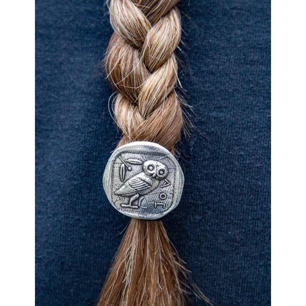 Athena's Owl Ponytail Holder