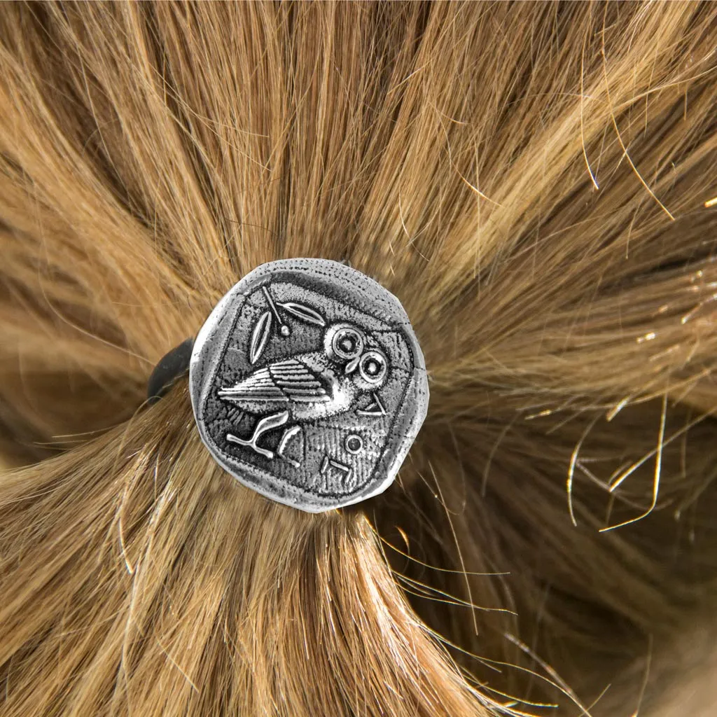 Athena's Owl Ponytail Holder
