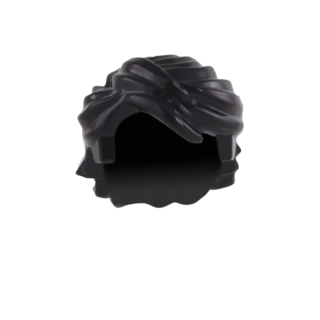 Black Messy - LEGO Minifigure Hair