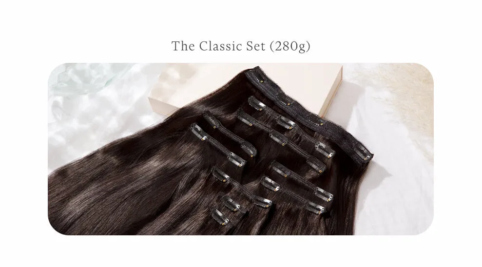 Bronde Highlighted, 24" Classic Clip-In Hair Extensions, P10/18/6 | 280g