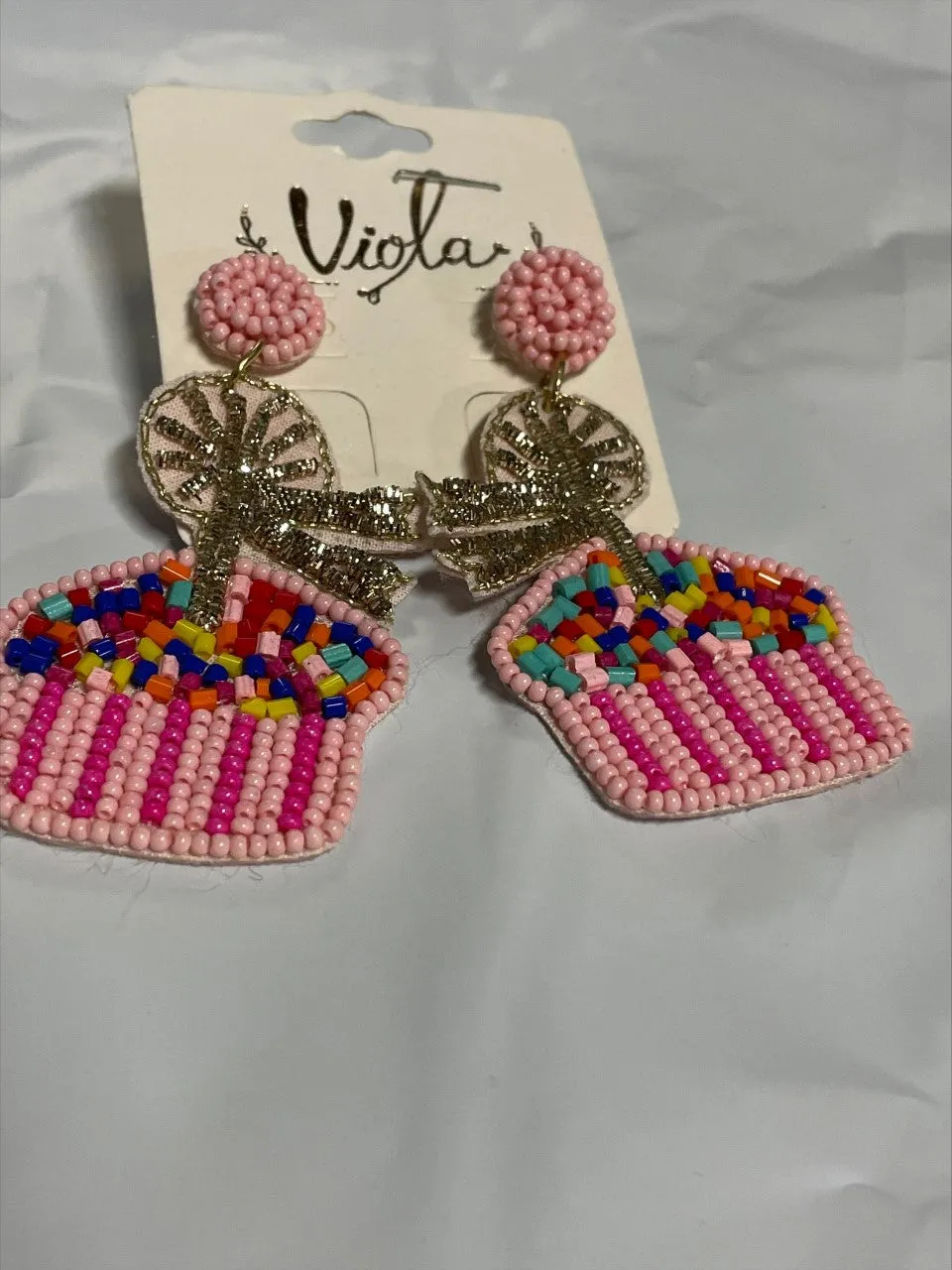 Celebration Bead Earrings - Assorted Styles - Final Sale