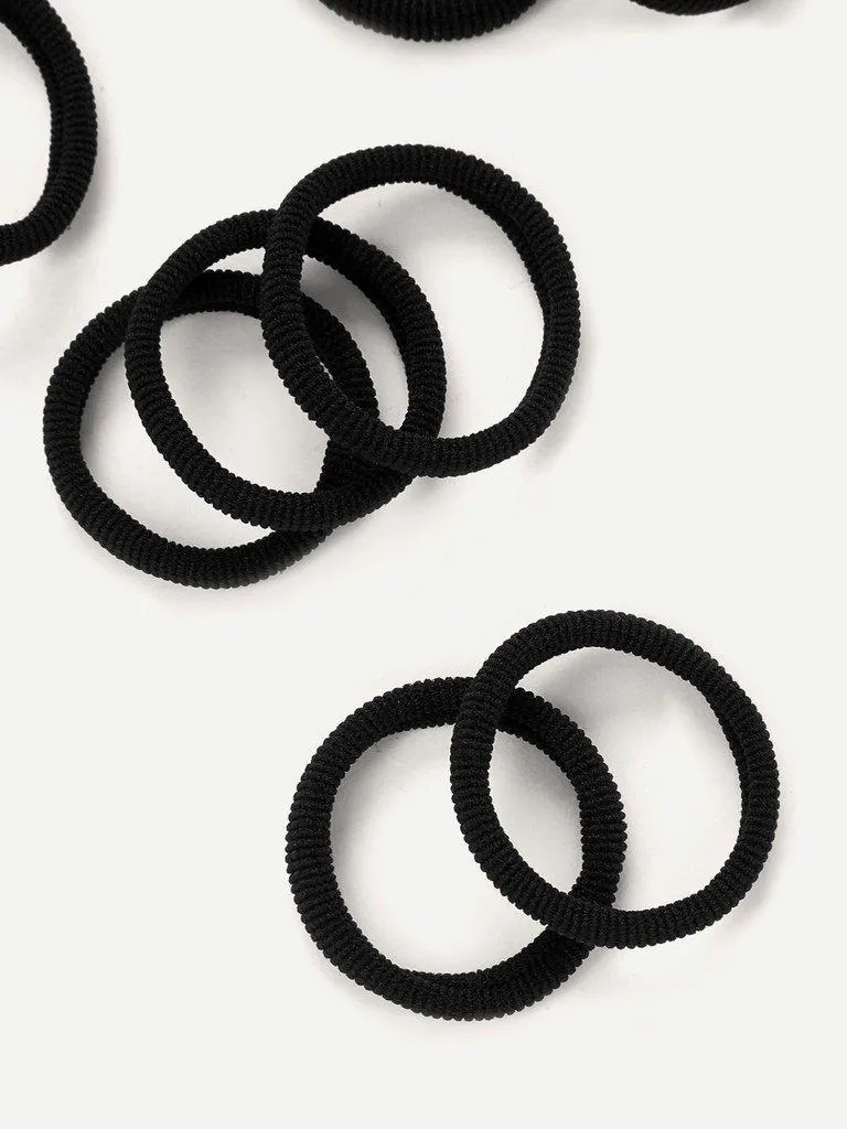 Clasp Free Hair Elastics 20pcs