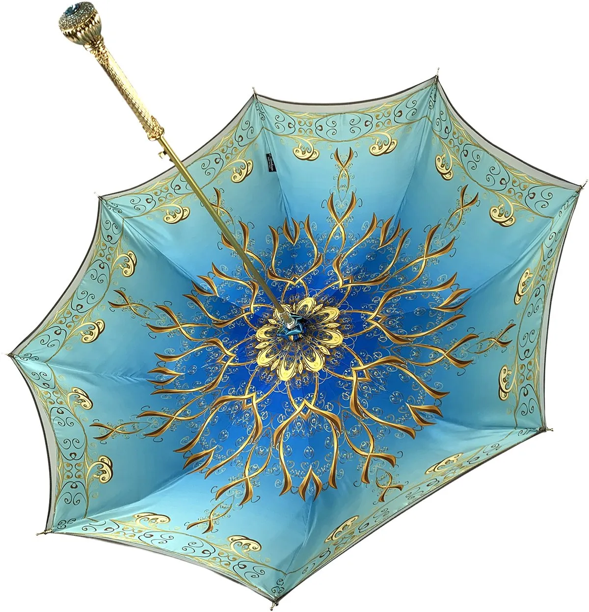 Elegant Gradient Gold Umbrella