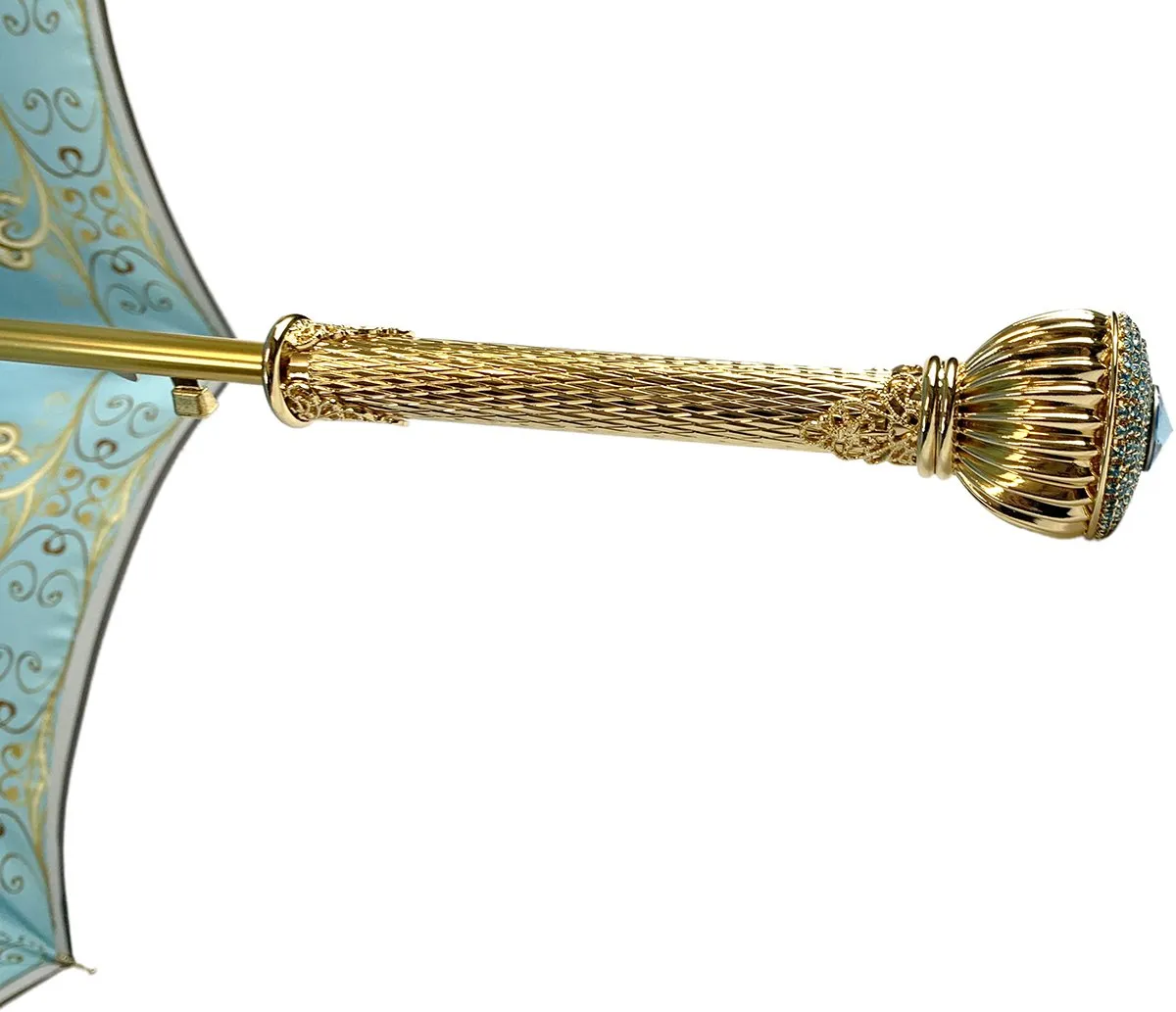 Elegant Gradient Gold Umbrella