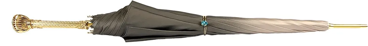 Elegant Gradient Gold Umbrella