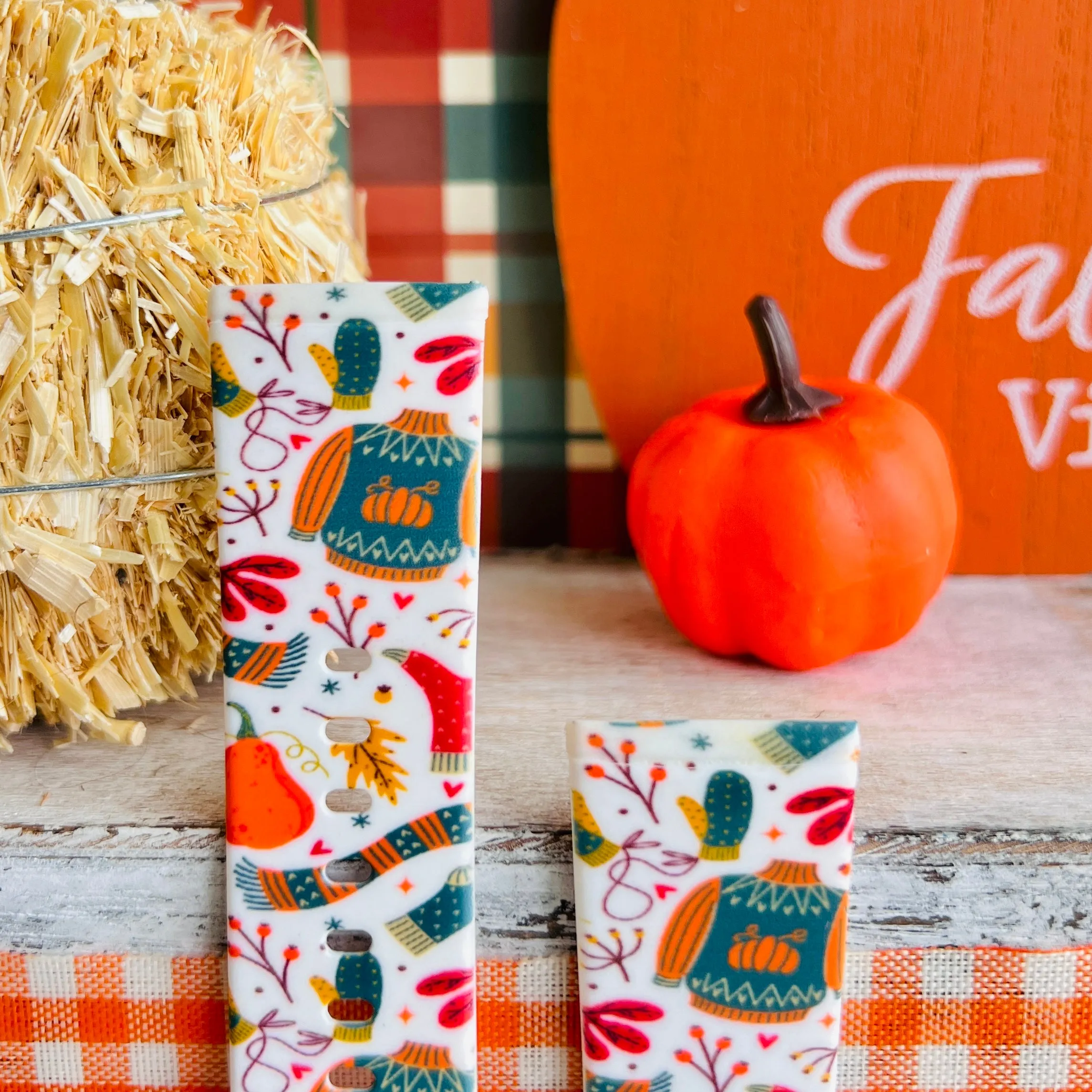 Fall Vibes Print Silicone Band For Fitbit Versa 3/4/Sense