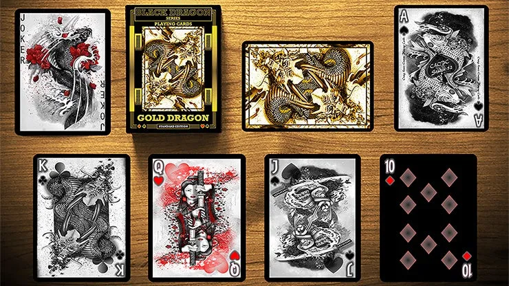 Gold Dragon Standard Edition Playing Cards by Craig Maidment
