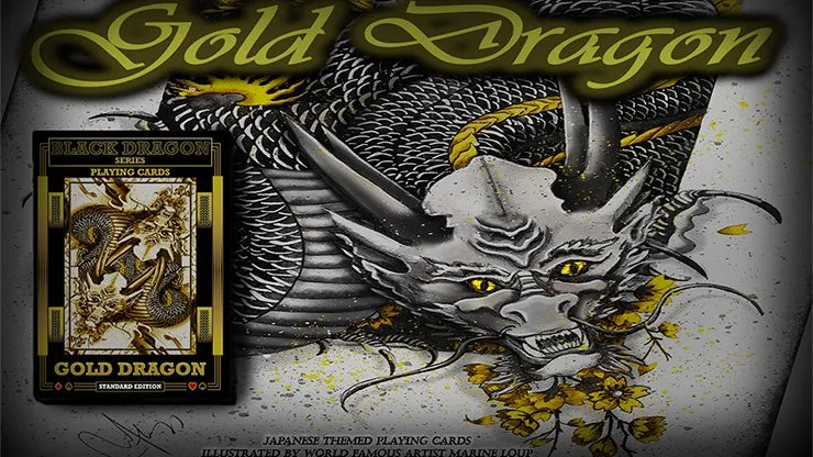Gold Dragon Standard Edition Playing Cards by Craig Maidment