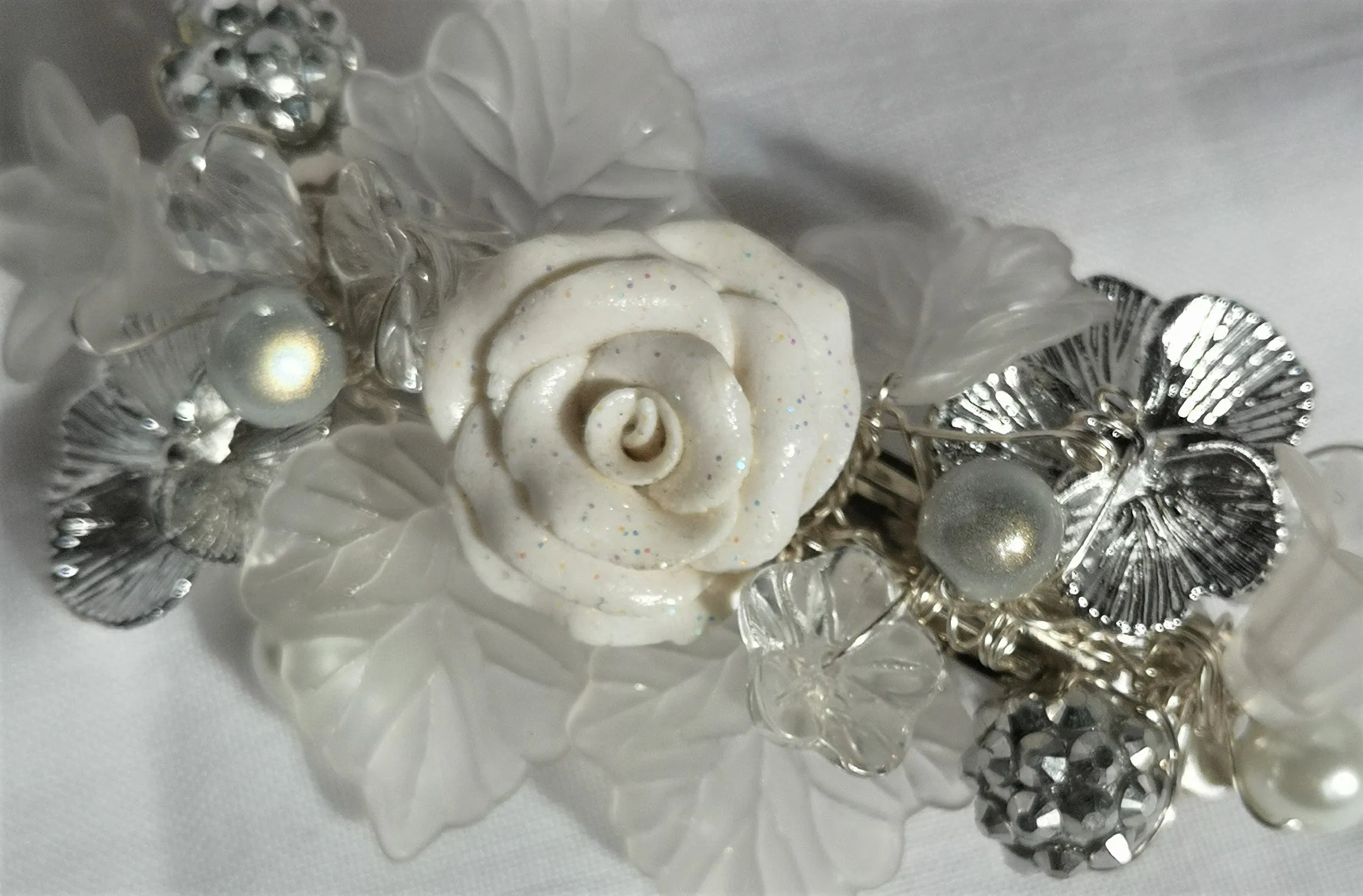 Hair Accessories, hair Barrette, beaded handmade bridal fashion, prom wear,