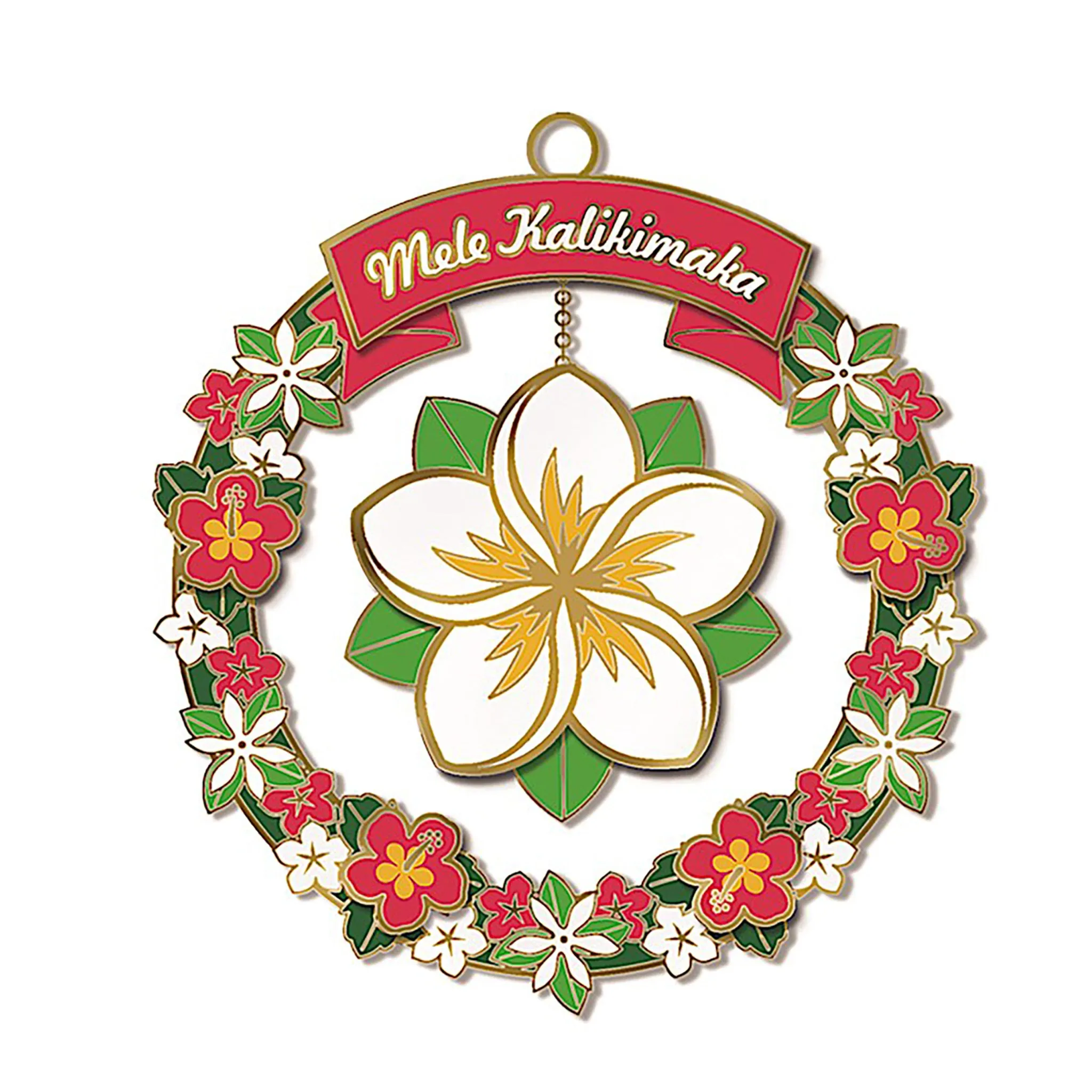 Island Treasures Metal Ornaments