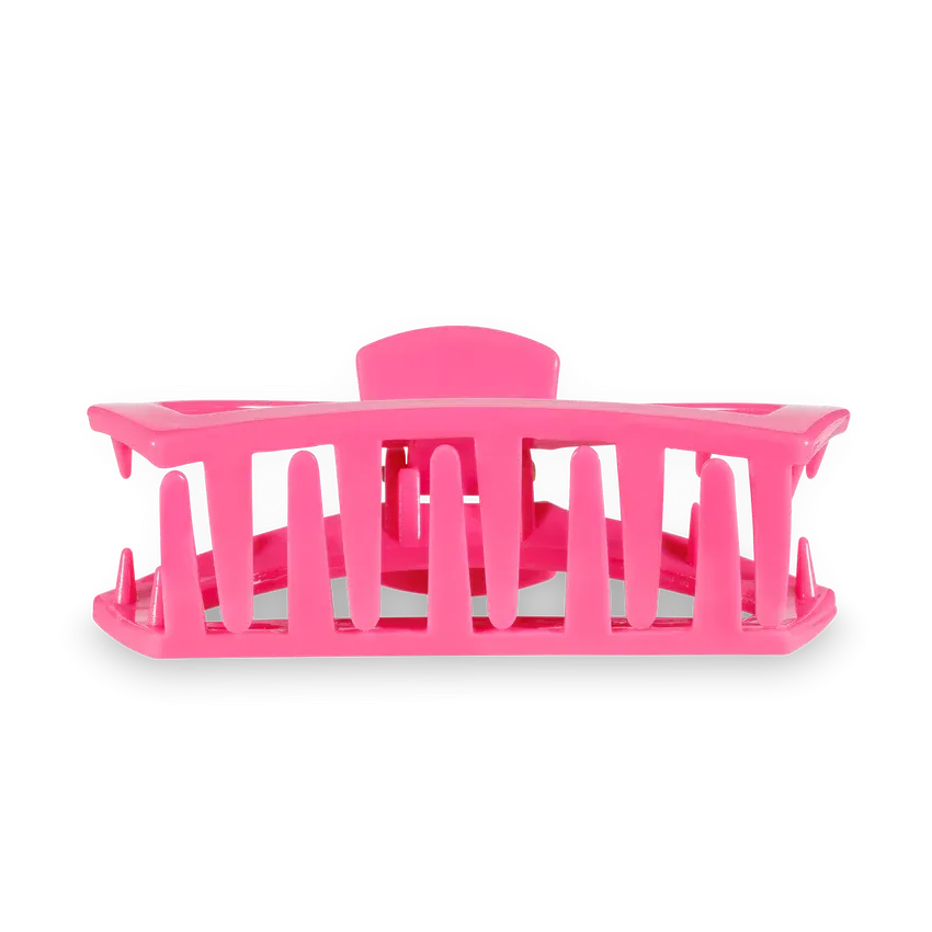 Large Teleties Open Claw Clip - Paradise Pink