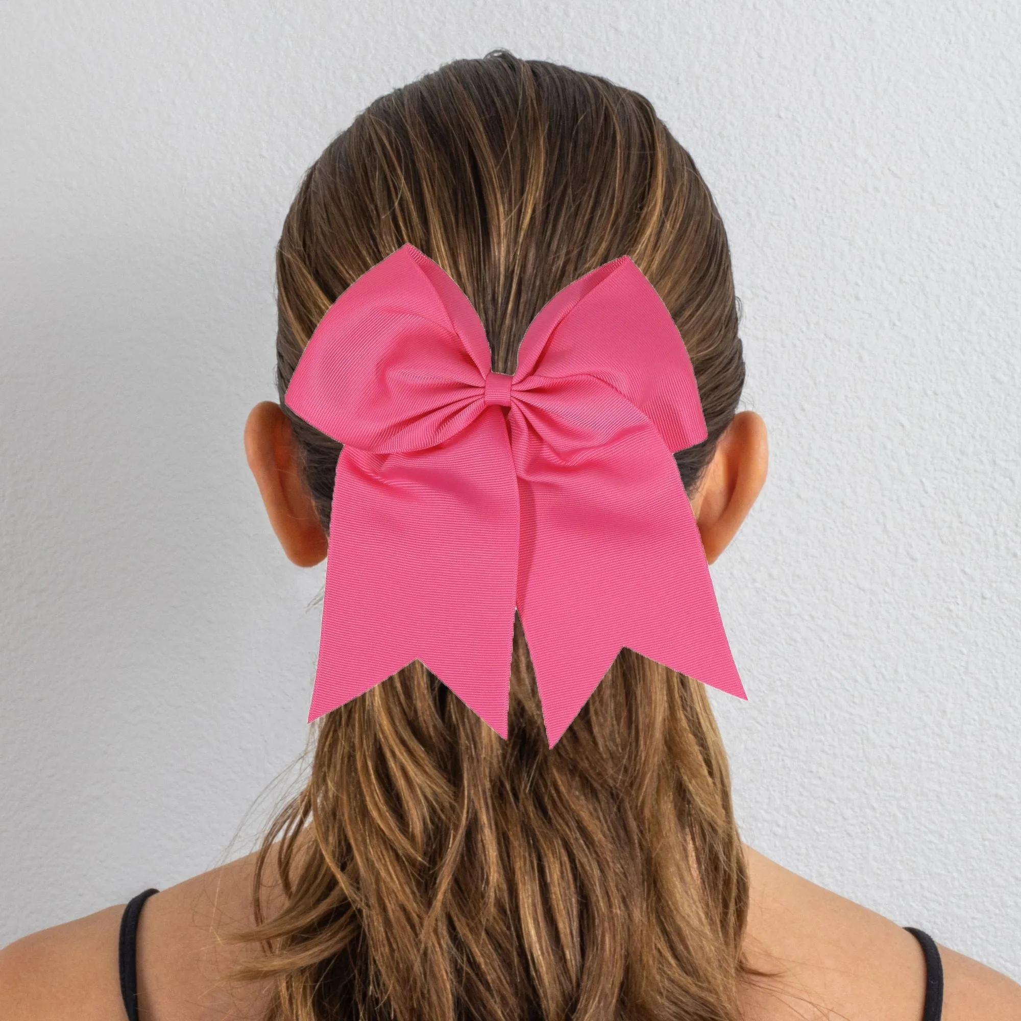 Medium Pink Clip Hair Bow