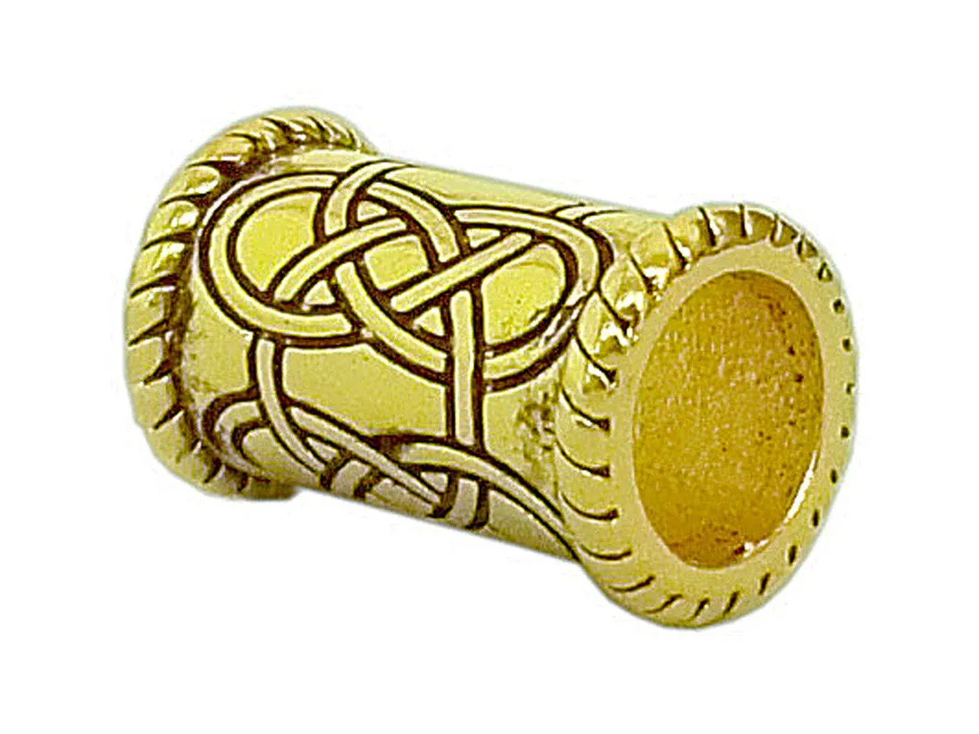 New! Celtic Strength Hair Bead - Gold Regular