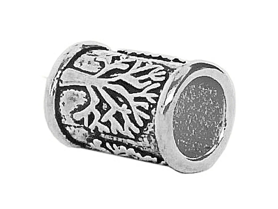 New! Tree of Life Hair Bead - Silver