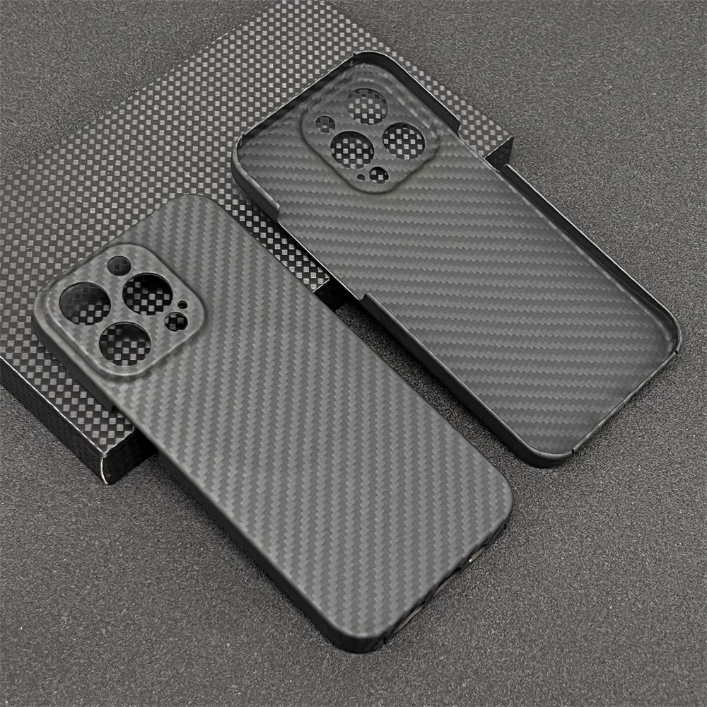 Oatsbasf Luxury Pure Carbon Fiber Magnetic MagSafe Case Cover