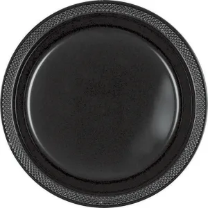 Plastic Round Banquet Plates 26cm 20pk