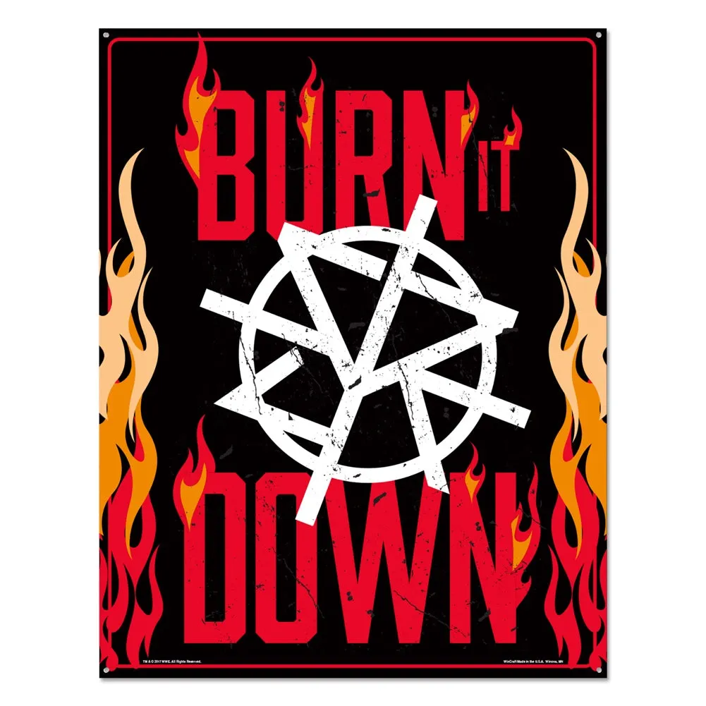 Seth Rollins Metal Sign