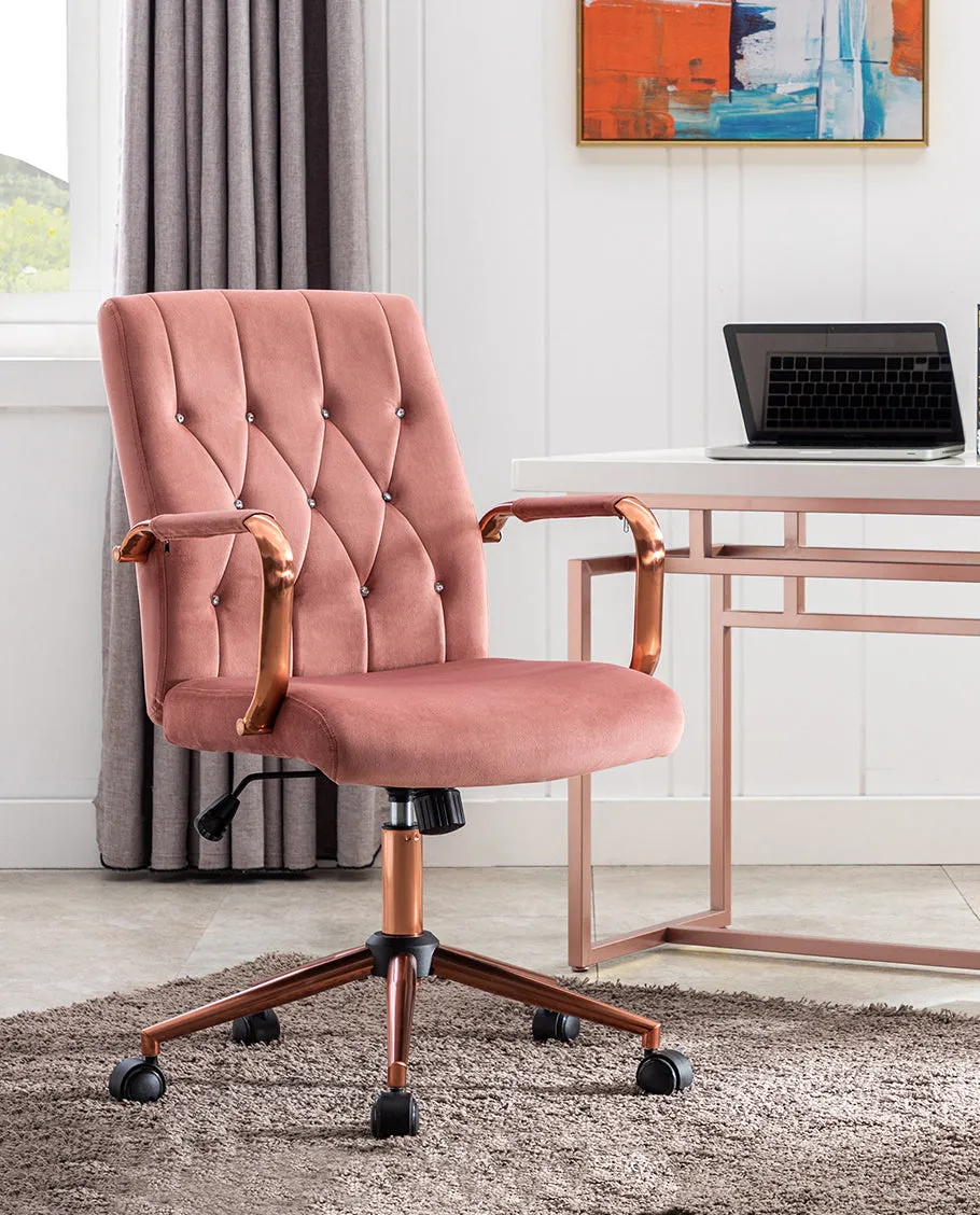 Tampa Bay Rhinestone Tufted Task Chair