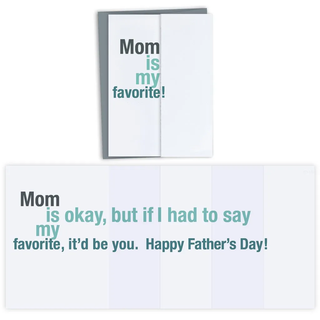 The Accordion Cards - MOTHER'S   FATHER's Styles