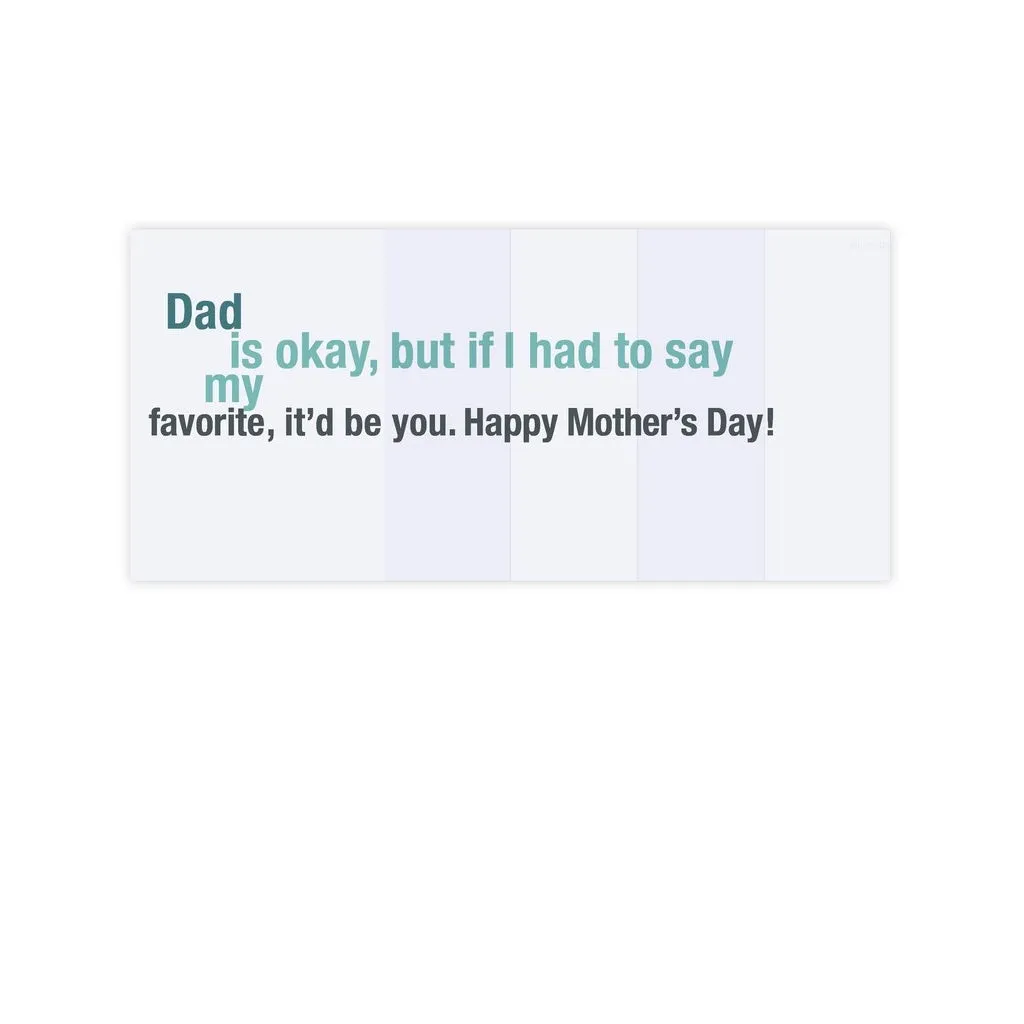The Accordion Cards - MOTHER'S   FATHER's Styles