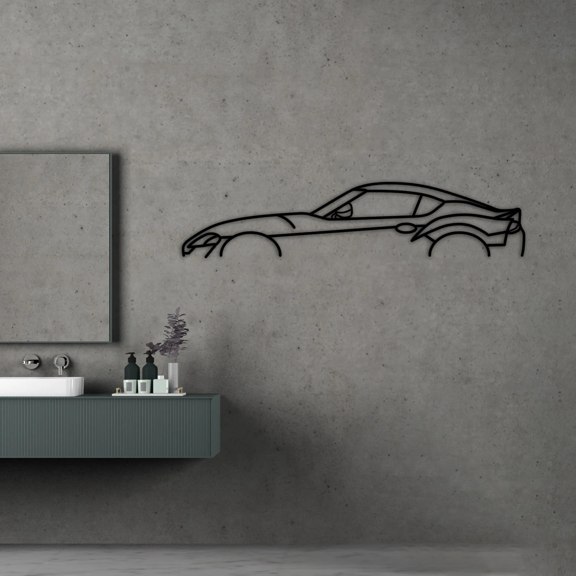 TOYOTA SUPRA GR 2020 Car Silhouette