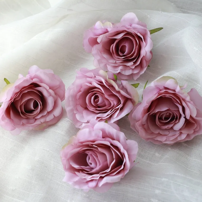 Wholesale Roses Dusty Purple Mauve Silk Roses